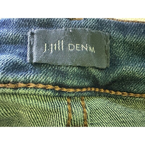 J. Jill Denim Boyfriend Straight Leg Ankle Jeans Women's Size 12 Regular - Picture 6 of 11
